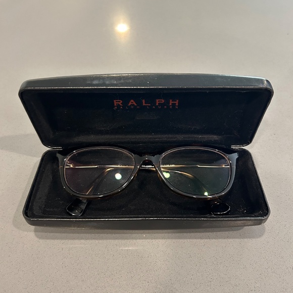 Ralph Lauren Tortoiseshell Eyeglasses + Case - Picture 3 of 6